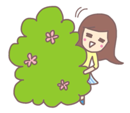 The power of girl Sticker sticker #5440010