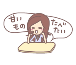 The power of girl Sticker sticker #5440012