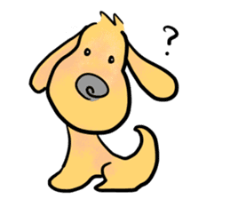 Lovely Friendship 'Dog and Chick' vol.1 sticker #5441747