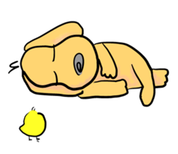 Lovely Friendship  'Dog and Chick' vol.1 sticker #5441767