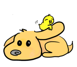 Lovely Friendship 'Dog and Chick' vol.1 sticker #5441768