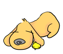 Lovely Friendship  'Dog and Chick' vol.1 sticker #5441769