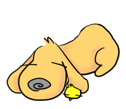 Lovely Friendship 'Dog and Chick' vol.1 sticker #5441769