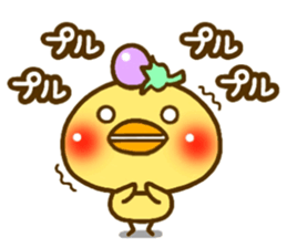 eggplant birds2(Revised version) sticker #5441825