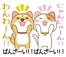 dog & cat language sticker #5442397