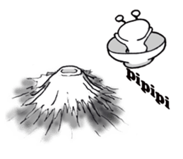 Alien ride to bowl sticker #5442546