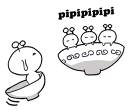 Alien ride to bowl sticker #5442548