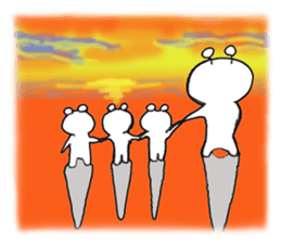 Alien ride to bowl sticker #5442570