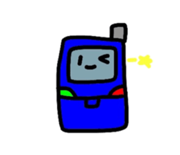 Retro Cell-Phone sticker #5442660