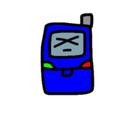 Retro Cell-Phone sticker #5442665