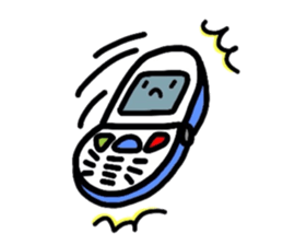 Retro Cell-Phone sticker #5442683