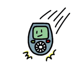 Retro Cell-Phone sticker #5442684