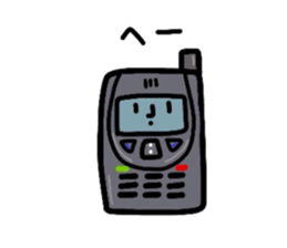 Retro Cell-Phone sticker #5442686