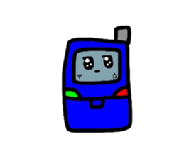 Retro Cell-Phone sticker #5442688