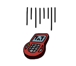 Retro Cell-Phone sticker #5442694