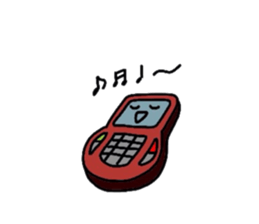 Retro Cell-Phone sticker #5442695