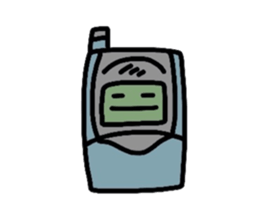 Retro Cell-Phone sticker #5442697