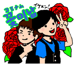 KOREAN AND JAPANESE CUTE STICKER sticker #5443677