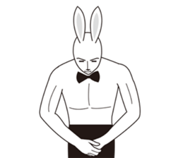 iwata of rabbit sticker #5444381