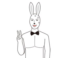 iwata of rabbit sticker #5444386