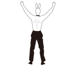 iwata of rabbit sticker #5444392