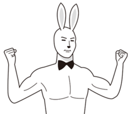 iwata of rabbit sticker #5444397