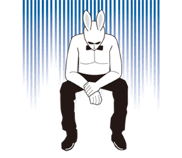 iwata of rabbit sticker #5444398