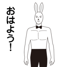 iwata of rabbit sticker #5444402