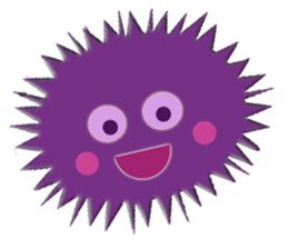 Colorful Sea urchin sticker #5444660