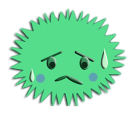 Colorful Sea urchin sticker #5444667