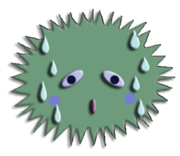 Colorful Sea urchin sticker #5444671