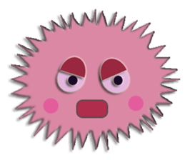 Colorful Sea urchin sticker #5444675