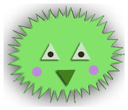 Colorful Sea urchin sticker #5444677