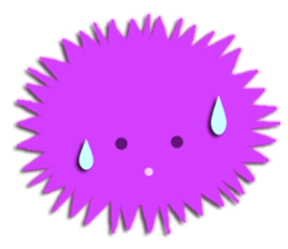Colorful Sea urchin sticker #5444684