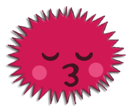 Colorful Sea urchin sticker #5444685