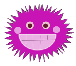 Colorful Sea urchin sticker #5444692