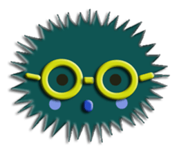 Colorful Sea urchin sticker #5444699
