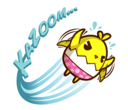 The Pandy Dog and Big Little Chick sticker #5444745