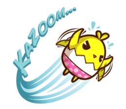 The Pandy Dog and Big Little Chick sticker #5444745