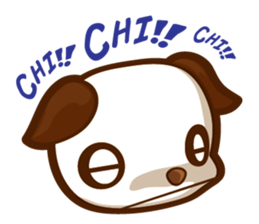 The Pandy Dog and Big Little Chick sticker #5444746