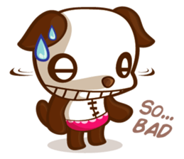 The Pandy Dog and Big Little Chick sticker #5444747