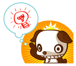 The Pandy Dog and Big Little Chick sticker #5444749