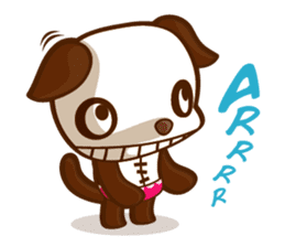 The Pandy Dog and Big Little Chick sticker #5444750