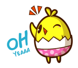 The Pandy Dog and Big Little Chick sticker #5444753