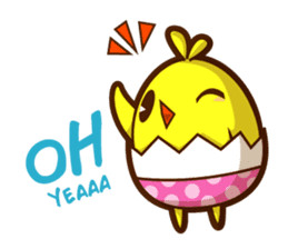 The Pandy Dog and Big Little Chick sticker #5444753