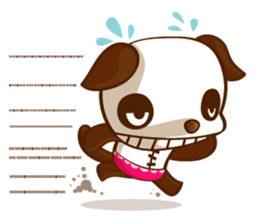 The Pandy Dog and Big Little Chick sticker #5444756