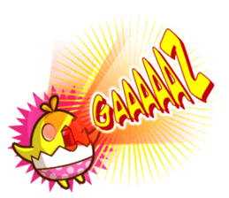 The Pandy Dog and Big Little Chick sticker #5444758