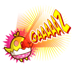 The Pandy Dog and Big Little Chick sticker #5444758