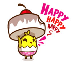 The Pandy Dog and Big Little Chick sticker #5444760