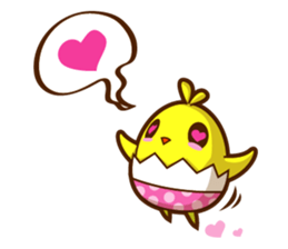 The Pandy Dog and Big Little Chick sticker #5444761